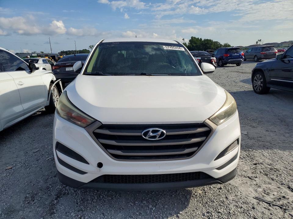 2016 Hyundai Tucson VIN KM8J23A48GU231387 COPART salvage auction — REAR END, Fl - Cert Of Title Slvg Rebuildable, sold $3,300 on 2026-07-31 (photo 5)