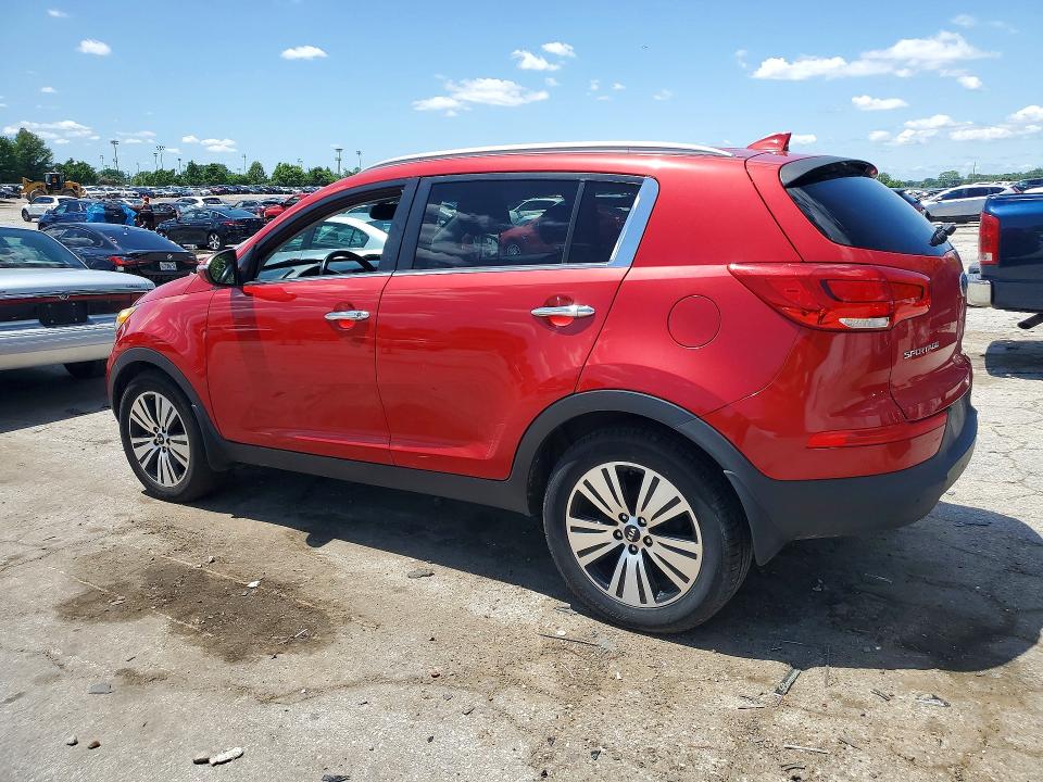 2014 Kia Sportage VIN KNDPC3AC3E7599247 COPART salvage auction — REAR END, MO - SALVAGE CERTIFICATE OF TITLE, sold $1,100 on 2026-07-02 (photo 2)