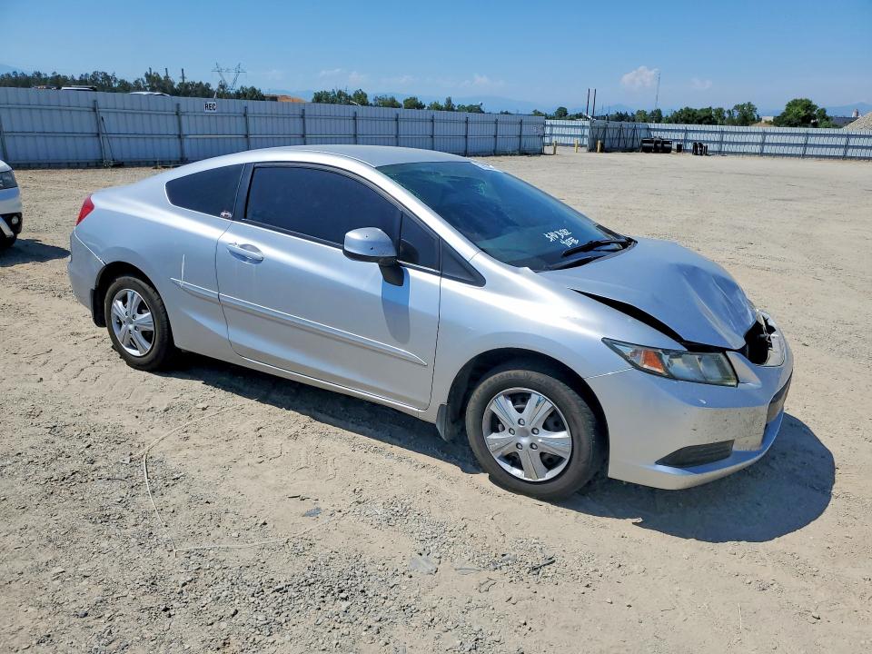 2013 Honda Civic VIN 2HGFG3B59DH515341 COPART salvage auction — FRONT END, Ca - Salvage Certificate, sold $1,150 on 2026-07-02 (photo 4)