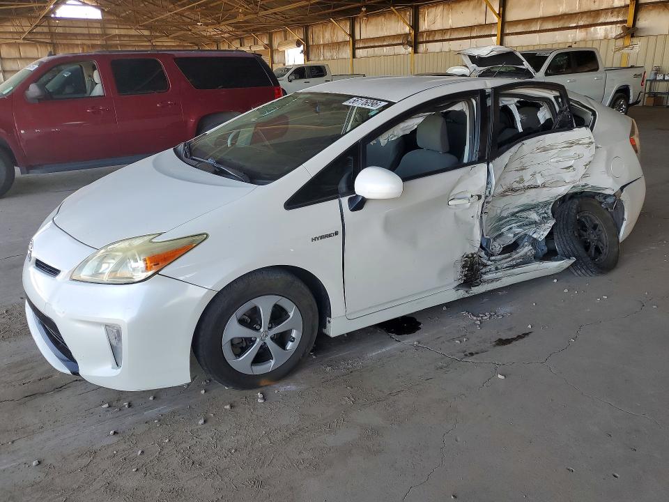 2013 Toyota Prius VIN JTDKN3DU5D5571775 COPART salvage auction — SIDE, Az - Cert Of Title - Salvage, sold $1,050 on 2026-07-06 (photo 1)