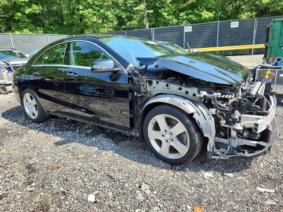 2015 Mercedes-benz Cla-klasse VIN WDDSJ4GB8FN178499 COPART salvage auction — FRONT END, Md - Cert Of Salvage > 75% Damage, sold $1,300 on 2026-08-07 (photo 4)