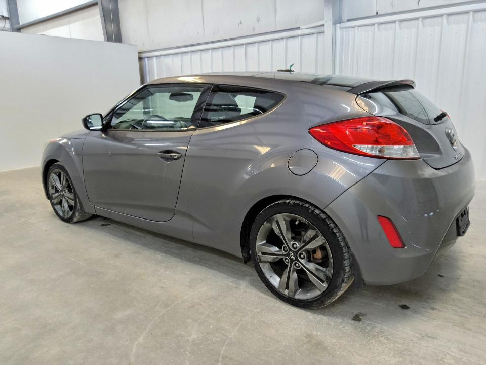 2017 Hyundai Veloster VIN KMHTC6AD1HU314426 COPART salvage auction — MINOR DENT/SCRATCHES, Tx - Certificate Of Title, sold $2,200 on 2026-07-28 (photo 2)