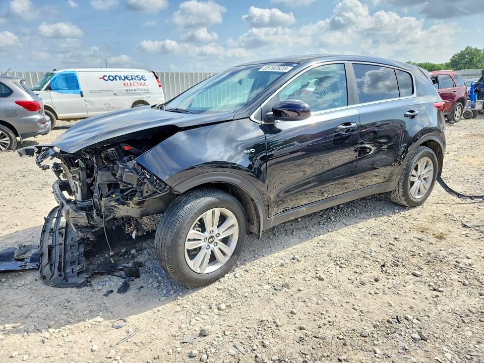 2017 Kia Sportage VIN KNDPMCAC9H7064635 COPART salvage auction — FRONT END, Oh - Cert Of Title-Salvage, sold $1,700 on 2026-07-14 (photo 1)