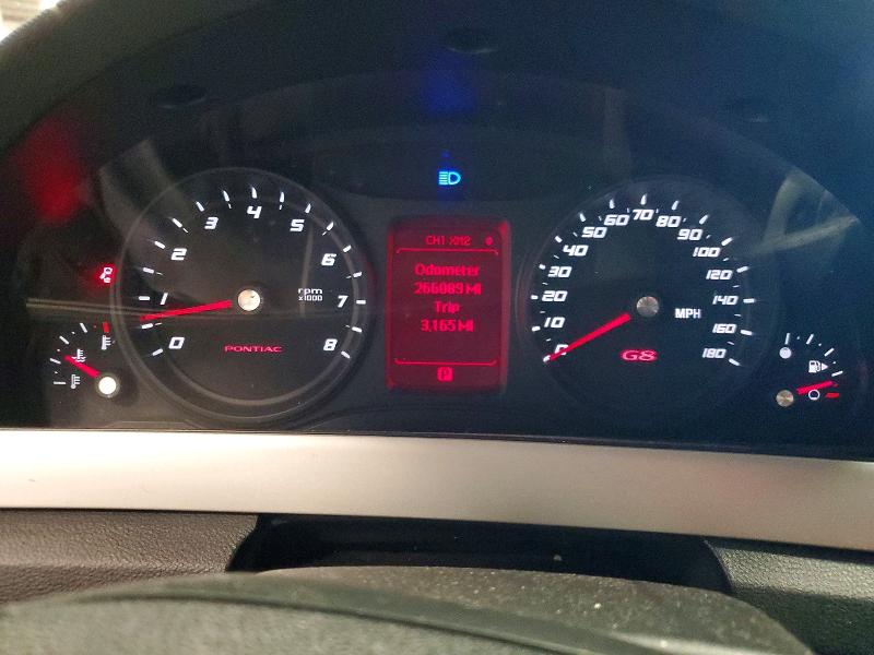 2009 Pontiac G8 VIN 6G2ER57739L304292 COPART salvage auction — FRONT END, Mi - Certificate Of Title, sold $475 on 2026-07-10 (photo 9)