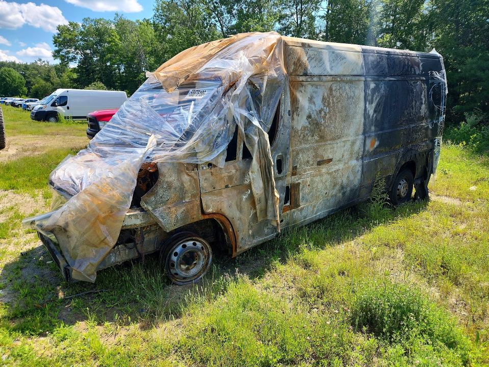 2019 Ram Promaster 3500 VIN 3C6URVJG5KE508773 COPART salvage auction — BURN, Ma - Cert Of Title-Salvage, sold $125 on 2026-07-08 (photo 1)