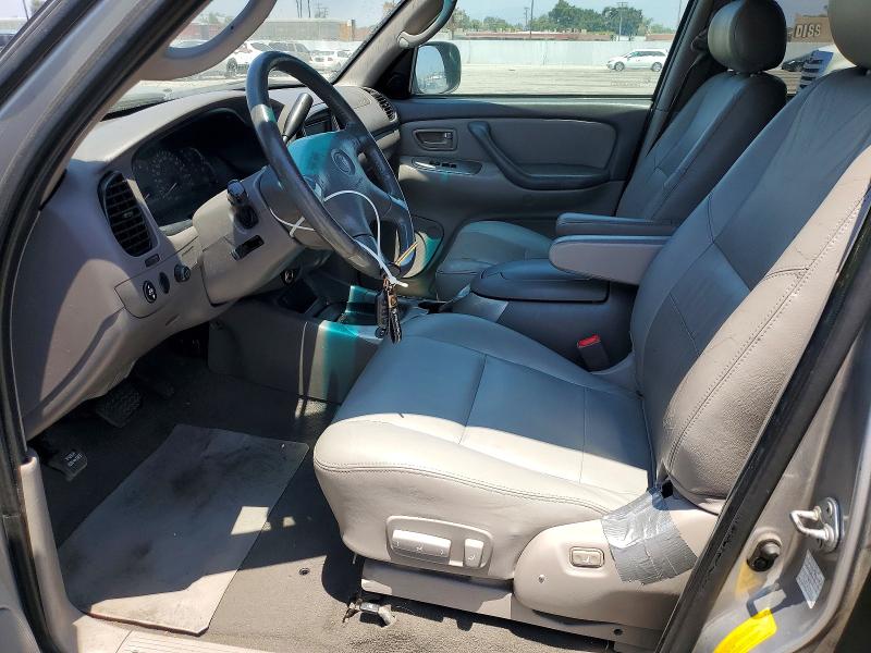2002 Toyota Sequoia VIN 5TDZT38A72S079227 COPART salvage auction — FRONT END, CA - SALVAGE CERTIFICATE, sold $900 on 2026-07-31 (photo 7)