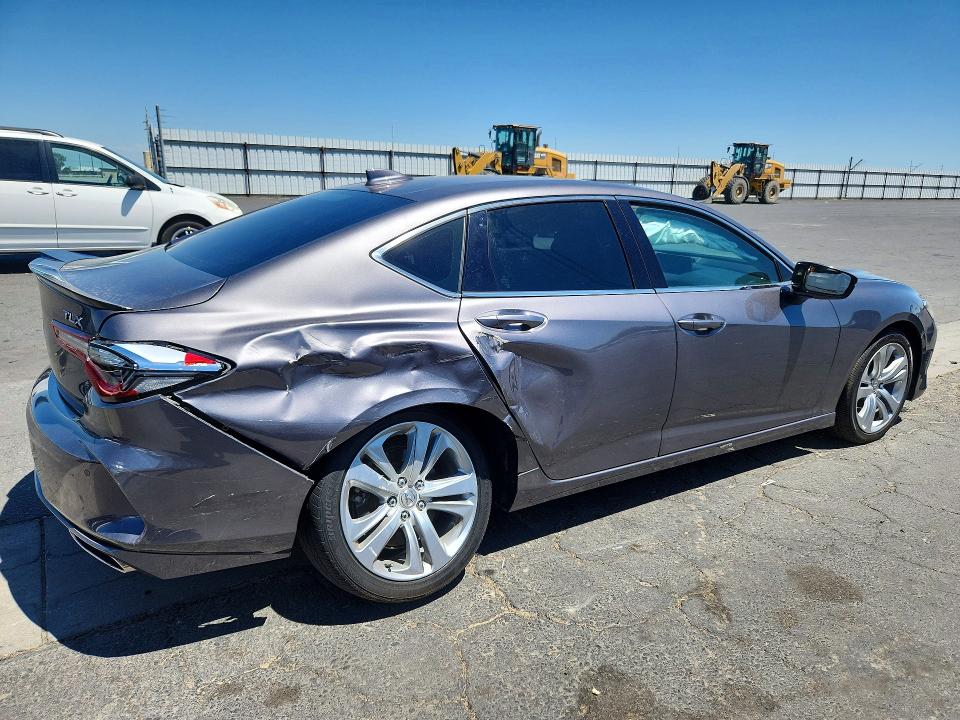2021 Acura VIN 19UUB5F44MA005836 COPART salvage auction — REAR END, Ca - Salvage Certificate, sold $8,200 on 2026-07-09 (photo 3)