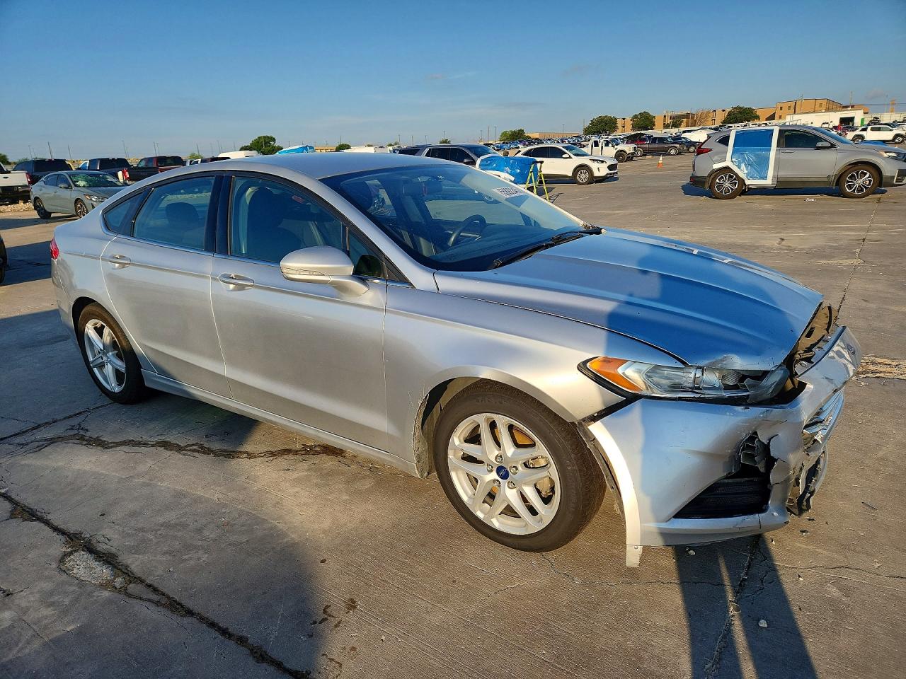 2015 Ford Fusion VIN 3FA6P0H79FR136925 COPART salvage auction — Front End, TX - SALVAGE VEHICLE TITLE, sold $1,750 on 2022-12-20 (photo 4)