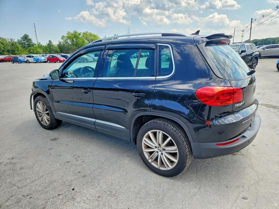 2012 Volkswagen Tiguan VIN WVGBV7AX1CW515617 COPART salvage auction — FRONT END, Ma - Cert Of Title-Reconstrctd Coll, sold $450 on 2026-07-08 (photo 2)