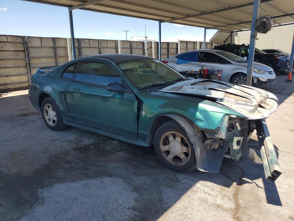 2000 Ford Mustang VIN 1FAFP4043YF164955 COPART salvage auction — FRONT END, Tx - Salvage Vehicle Title, sold $350 on 2026-07-10 (photo 4)