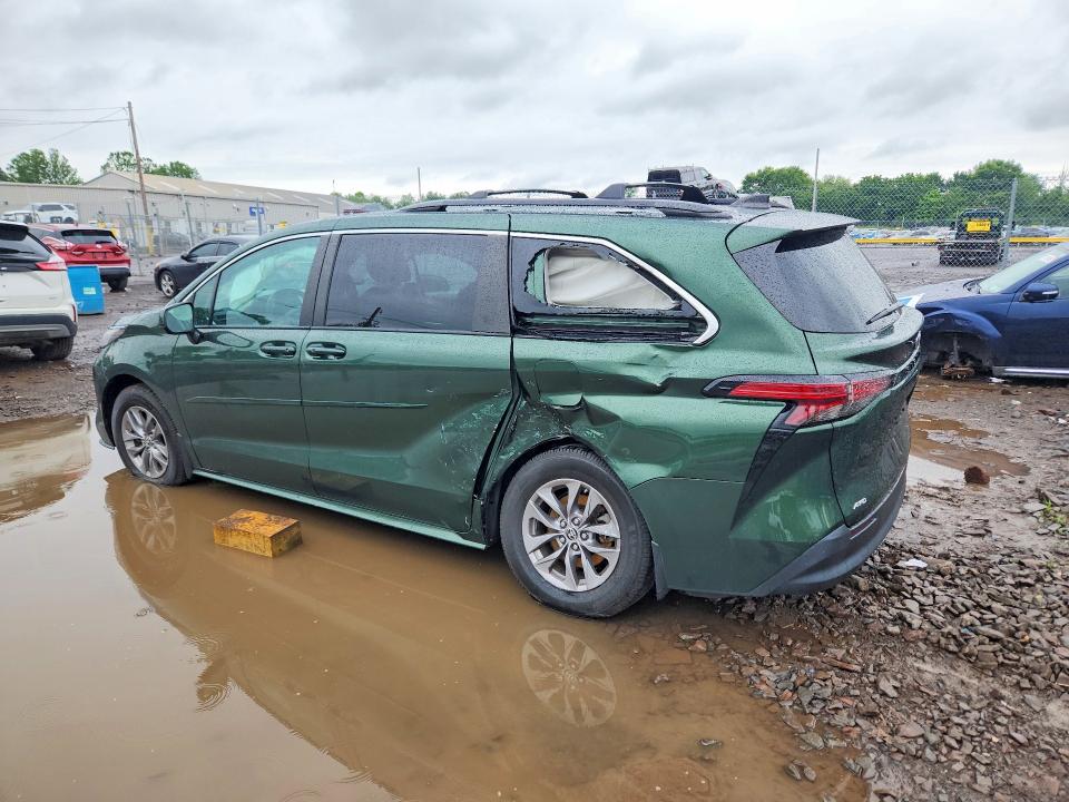 2022 Toyota VIN 5TDKSKFC9NS067362 COPART salvage auction — SIDE, Pa - Certificate Of Salvage, sold $9,900 on 2026-07-15 (photo 2)