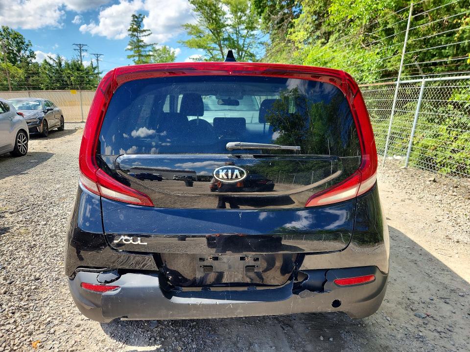 2020 Kia Soul VIN KNDJ23AUXL7705577 COPART salvage auction — REAR END, Oh - Certificate Of Title, sold $1,200 on 2026-07-29 (photo 6)