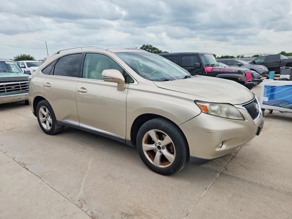 2012 Lexus Rx VIN 2T2BK1BA7CC150014 COPART salvage auction — FRONT END, Va - Certificate Of Title, sold $4,250 on 2026-07-02 (photo 4)