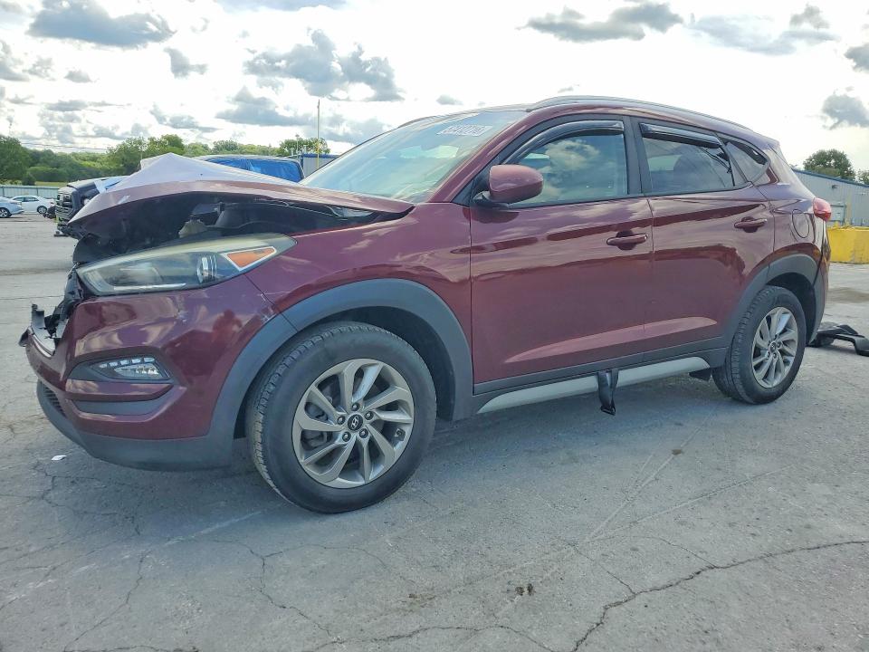 2018 Hyundai Tucson VIN KM8J33A4XJU663418 COPART salvage auction — FRONT END, OH - CERT OF TITLE-SALVAGE, sold $1,950 on 2026-07-27 (photo 1)