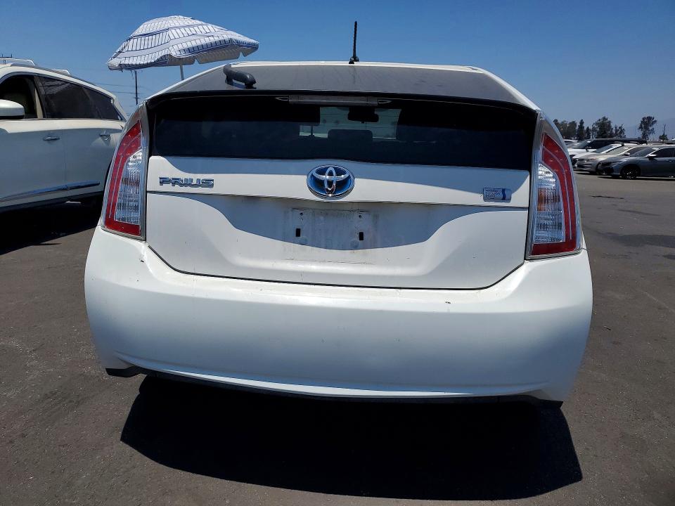 2014 Toyota Prius VIN JTDKN3DUXE1798551 COPART salvage auction — FRONT END, Ca - Salvage Certificate, sold $1,350 on 2026-07-13 (photo 6)