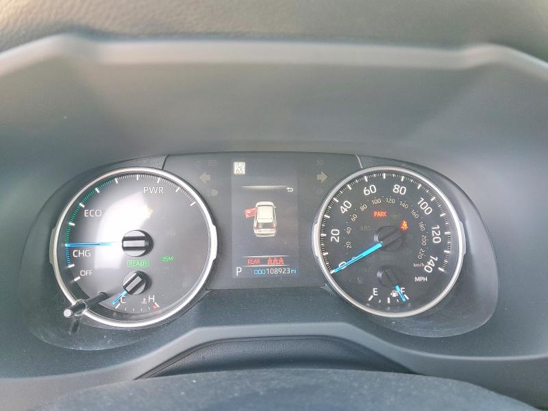 2022 Toyota Rav 4 VIN JTMRWRFV0NJ055319 COPART salvage auction — FRONT END, Ca - Salvage Certificate, sold $14,500 on 2026-07-08 (photo 9)