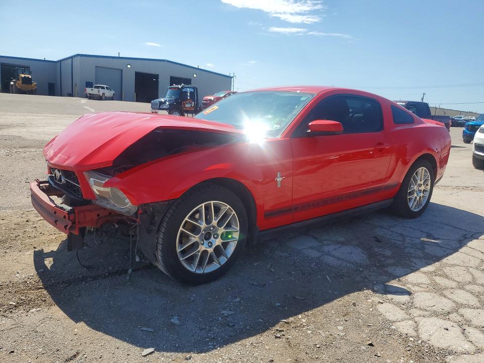 2012 Ford VIN 1ZVBP8AM9C5221606 COPART salvage auction — FRONT END, Ok - Cert Of Title-Salvage, sold $1,000 on 2026-07-23 (photo 1)