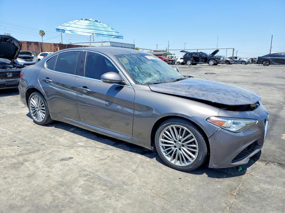 2017 Alfa romeo VIN ZARFAEEN6H7528692 COPART salvage auction — FRONT END, Ca - Salvage Certificate, sold $250 on 2026-07-24 (photo 4)