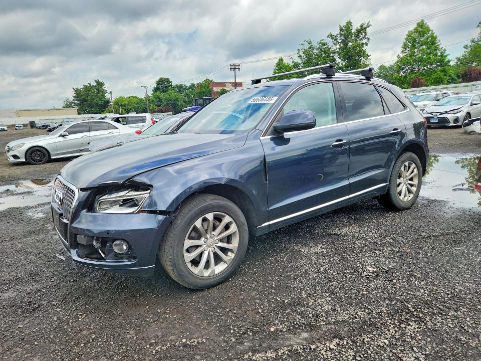 2015 Audi Q5 VIN WA1LFAFP2FA054466 COPART salvage auction — FRONT END, Ct - Cert Of Title-Salvage, sold $475 on 2026-07-31 (photo 1)
