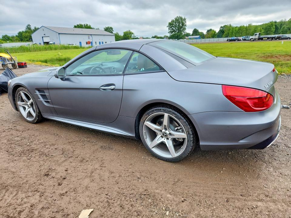 2018 Mercedes-benz Sl-class VIN WDDJK7DA3JF050583 COPART salvage auction — HAIL, Oh - Cert Of Title-Salvage, sold $32,000 on 2026-07-20 (photo 2)