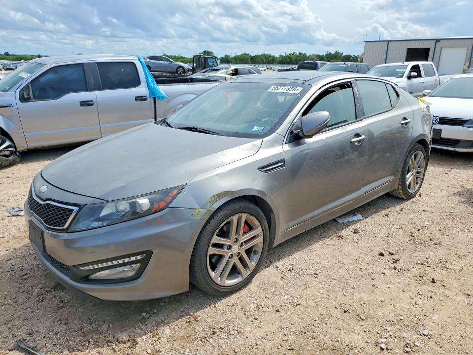 2013 Kia Optima VIN 5XXGR4A61DG116505 COPART salvage auction — REAR END, Tx - Salvage Vehicle Title, sold $475 on 2026-07-16 (photo 1)