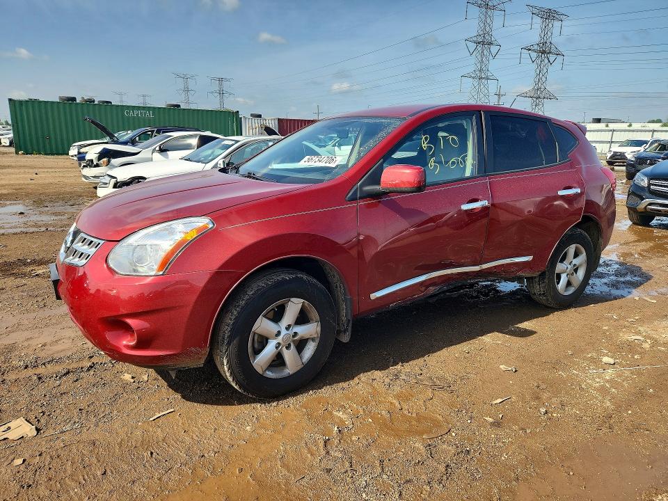 2013 Nissan Rogue VIN JN8AS5MT7DW521188 COPART salvage auction — SIDE, Il - Salvage Certificate, sold $1,100 on 2026-07-16 (photo 1)