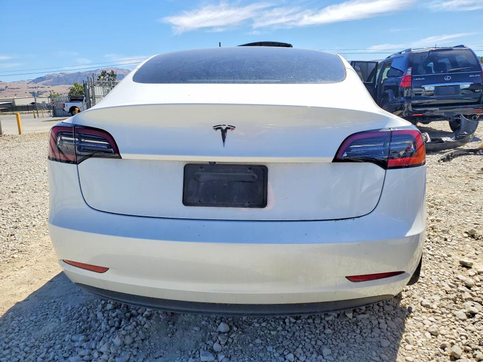 2023 Tesla Model 3 VIN 5YJ3E1EA7PF709767 COPART salvage auction — FRONT END, Ca - Dis/Dlr/Exp Only Clean Title, sold $21,000 on 2026-07-28 (photo 6)