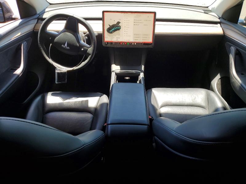 2023 Tesla Model y VIN 7SAYGDEE2PF625377 COPART salvage auction — REAR END, Ca - Salvage Certificate, sold $7,700 on 2026-07-07 (photo 8)