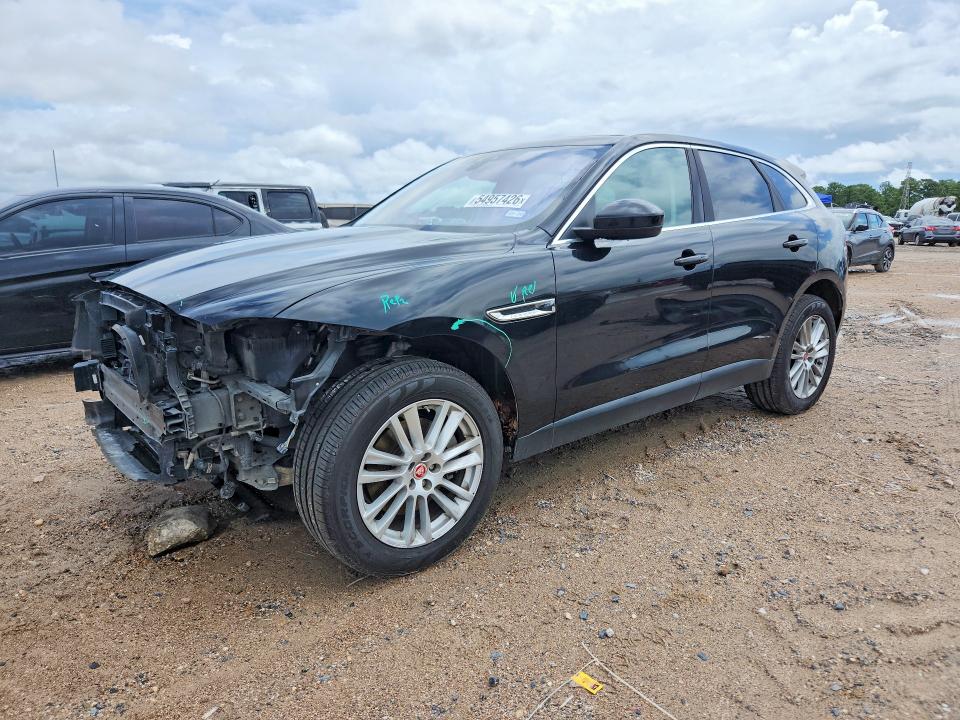 2019 Jaguar F-pace VIN SADCK2GX9KA390488 COPART salvage auction — FRONT END, Tx - Salvage Vehicle Title, sold $3,150 on 2026-07-17 (photo 1)