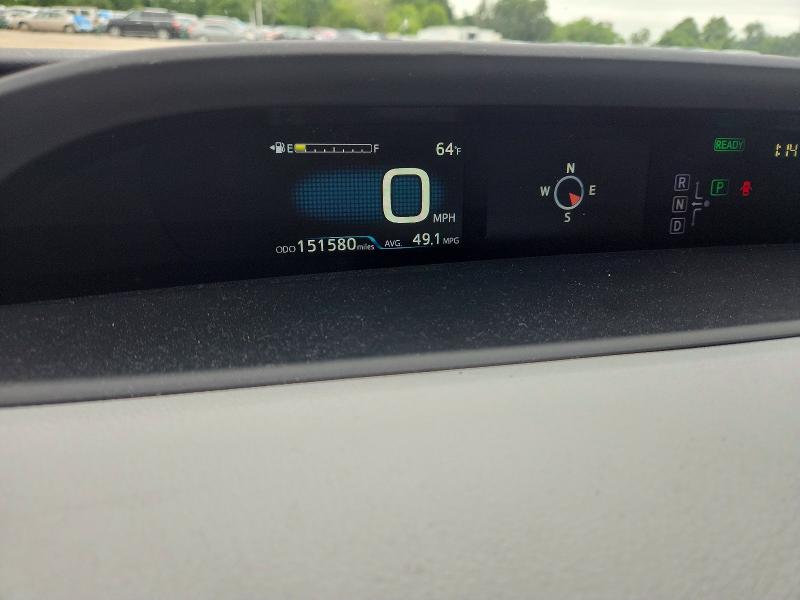 2017 Toyota Prius VIN JTDKARFUXH3534718 COPART salvage auction — HAIL, Mo - Certificate Of Title, sold $5,600 on 2026-07-13 (photo 9)