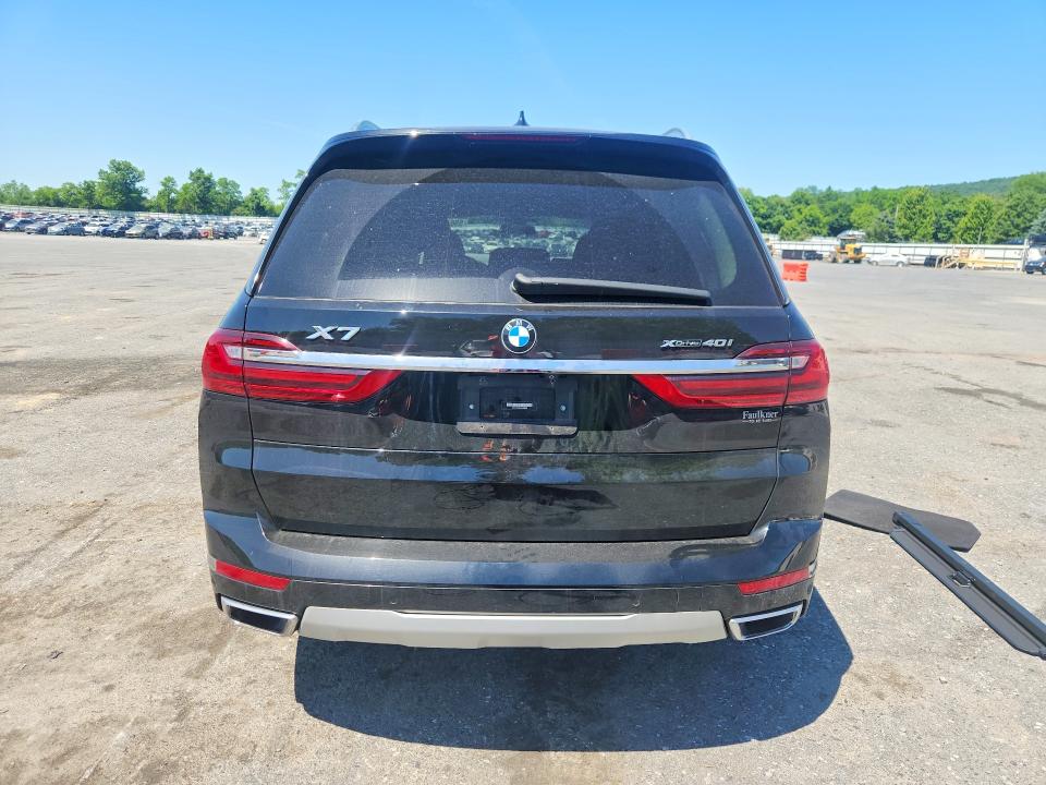 2022 BMW X7 VIN 5UXCW2C04N9J48995 COPART salvage auction — FRONT END, Pa - Certificate Of Salvage, sold $20,300 on 2026-07-14 (photo 6)