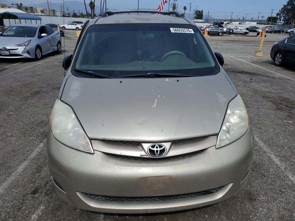 2008 Toyota Sienna VIN 5TDZK23C78S143247 COPART salvage auction — SIDE, Ca - Salvage Certificate, sold $500 on 2026-07-14 (photo 5)