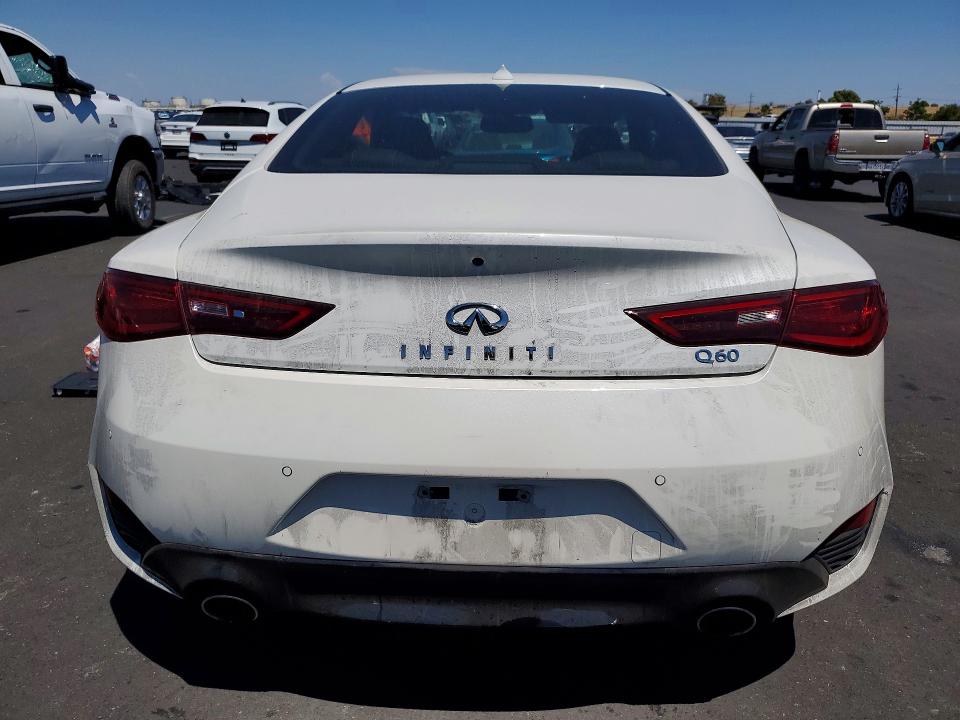 2018 Infiniti Q60 VIN JN1EV7EK1JM340670 COPART salvage auction — VANDALISM, CA - SALVAGE CERTIFICATE, sold $6,900 on 2026-07-13 (photo 6)