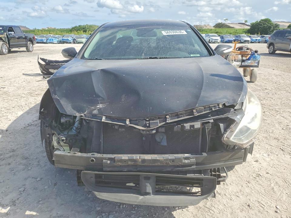 2013 Hyundai Sonata VIN KMHEC4A41DA094830 COPART salvage auction — FRONT END, Fl - Cert Of Title Slvg Rebuildable, sold $600 on 2026-07-14 (photo 5)