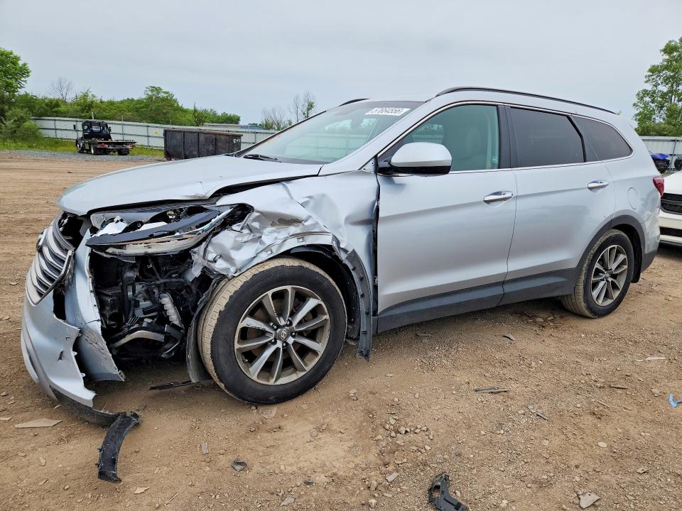 2018 Hyundai Santa fe VIN KM8SMDHF7JU271947 COPART salvage auction — FRONT END, Oh - Cert Of Title-Salvage, sold $1,850 on 2026-07-13 (photo 1)