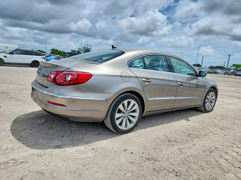 2012 Volkswagen Passat cc VIN WVWMN7ANXCE515391 COPART salvage auction — REAR END, Salvage Title, sold $325 on 2026-08-18 (photo 3)