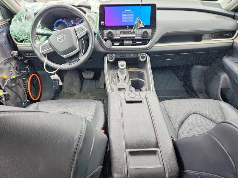 2024 Toyota Highlander VIN 5TDAAAB53RS058694 COPART salvage auction — FRONT END, Nj - Cert Of Title-Salvage, sold $19,000 on 2026-07-20 (photo 8)