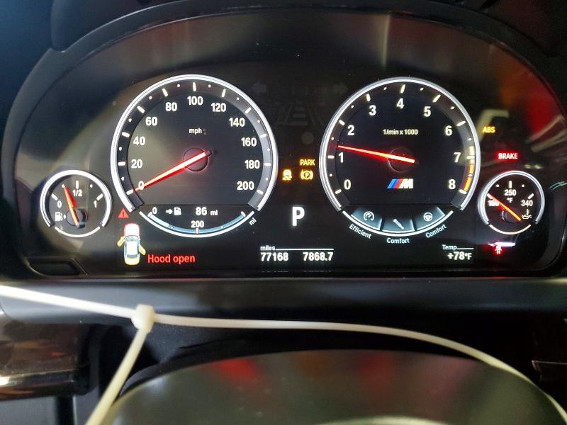 2014 BMW M6 VIN WBS6C9C50ED467148 COPART salvage auction — SIDE, VA - CERT OF TITLE - SALVAGE, sold $6,100 on 2026-07-24 (photo 9)