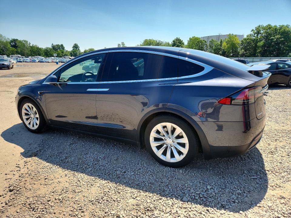 2018 Tesla Model x VIN 5YJXCDE23JF122300 COPART salvage auction — MINOR DENT/SCRATCHES, NY - CERT OF TITLE-REBUILT SALVAGE, sold $8,400 on 2026-07-08 (photo 2)