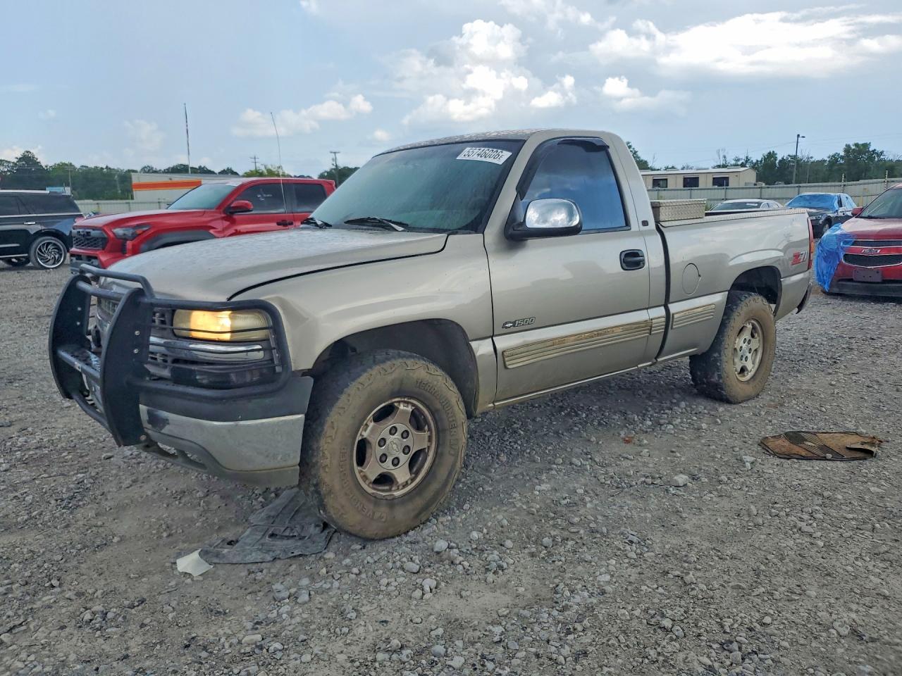 1999 Chevrolet Silverado VIN 1GCEK14T0XZ103516 COPART salvage auction — Rear End, AL - CERT OF TITLE-SALVAGE TITLE, sold $1,750 on 2026-06-25 (photo 1)