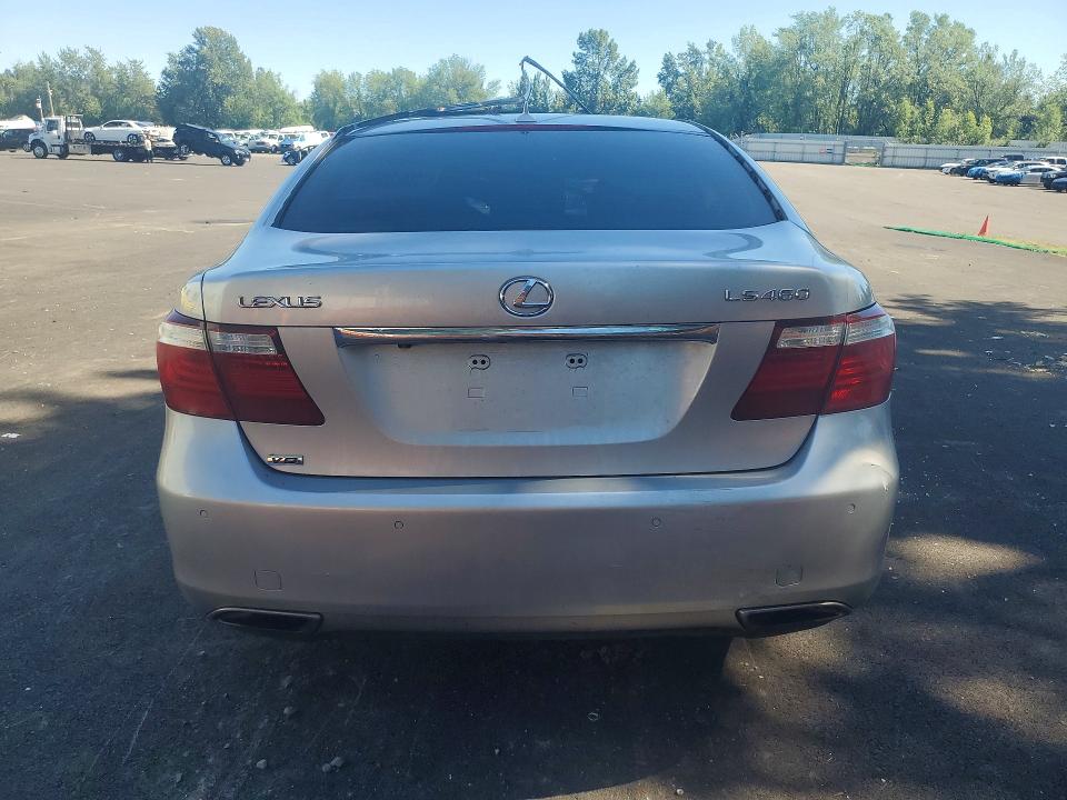 2009 Lexus Ls 460 VIN JTHBL46F195090681 COPART salvage auction — ROLLOVER, Or - Salvage Title Certificate, sold $825 on 2026-07-22 (photo 6)