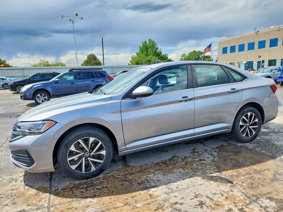 2023 Volkswagen VIN 3VW4M7BU9PM011582 COPART salvage auction — SIDE, Co - Public - Salvage Title, sold $3,900 on 2026-07-22 (photo 1)