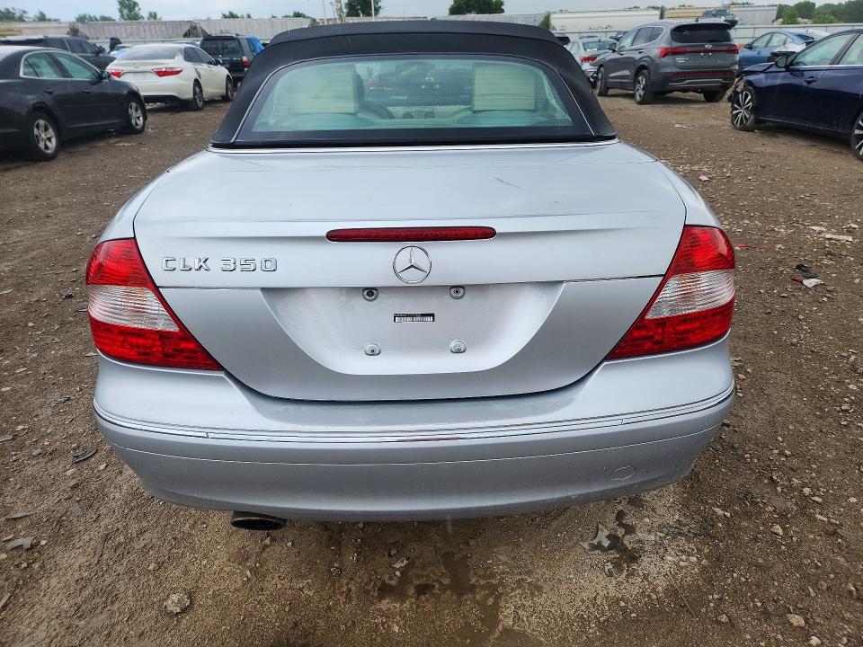 2007 Mercedes-benz Clk-class VIN WDBTK56F17T077838 COPART salvage auction — HAIL, Ks - Cert Of Title-Rebuilt Salvage (P), sold $500 on 2026-07-07 (photo 6)