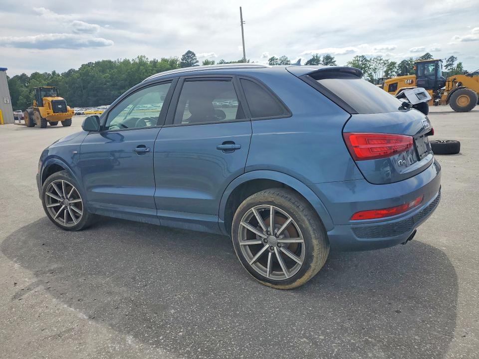 2018 Audi Q3 VIN WA1ECCFS3JR025411 COPART salvage auction — FRONT END, In - Certificate Of Title, sold $4,500 on 2026-07-09 (photo 2)