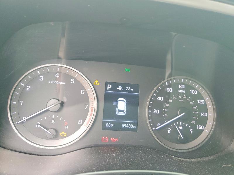 2021 Hyundai Tucson VIN KM8J33A42MU310126 COPART salvage auction — WATER/FLOOD, Fl - Cert Of Title-Slvg Rebld Flood, sold $4,450 on 2026-07-31 (photo 9)