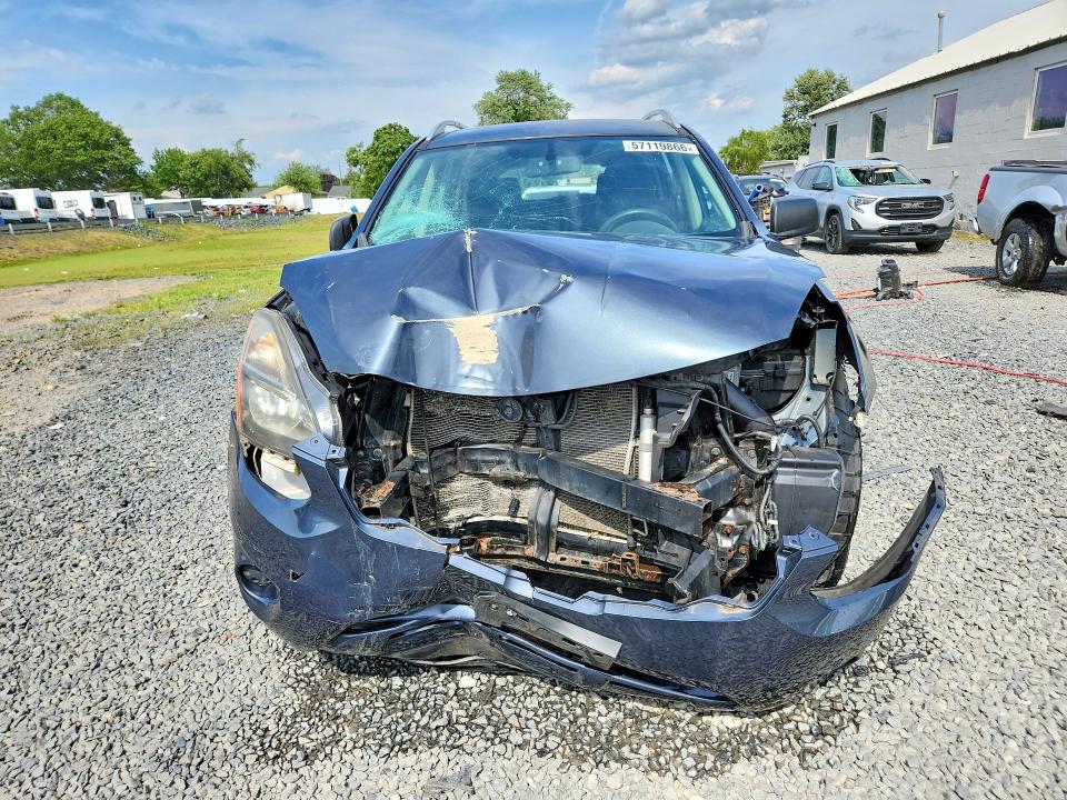 2015 Nissan Rogue VIN JN8AS5MV3FW755106 COPART salvage auction — FRONT END, Nj - Cert Of Title-Salvage, sold $425 on 2026-07-17 (photo 5)