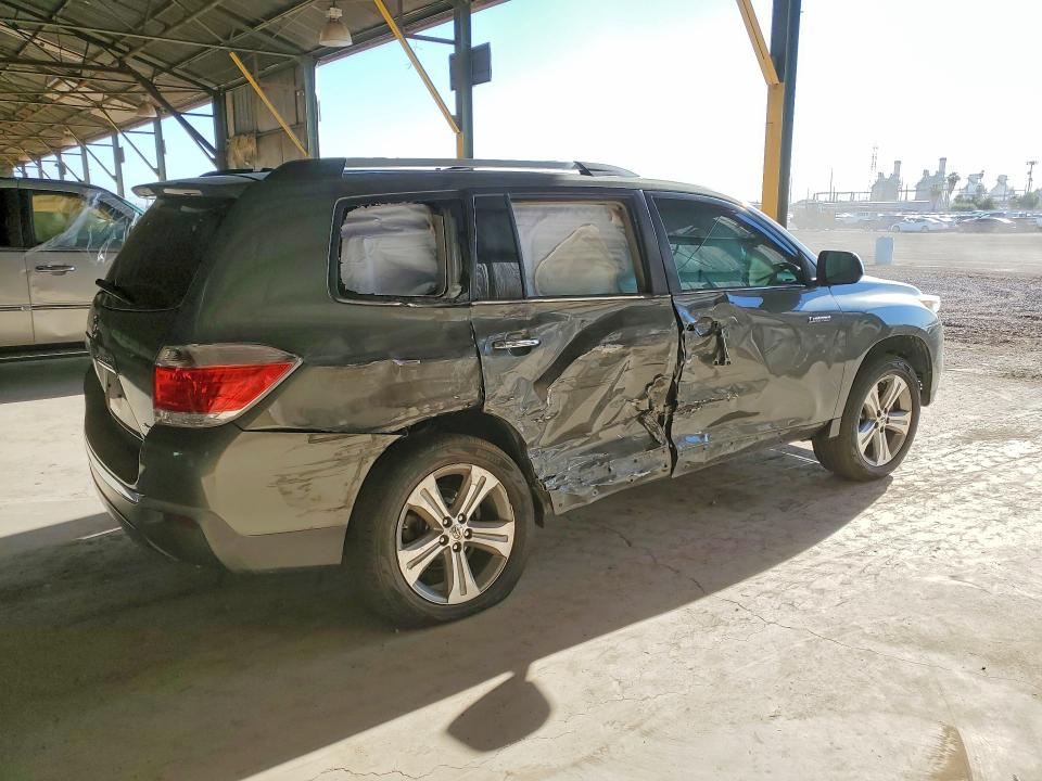 2012 Toyota Highlander VIN 5TDDK3EH5CS131986 COPART salvage auction — SIDE, Az - Cert Of Title - Salvage, sold $3,150 on 2026-07-27 (photo 3)