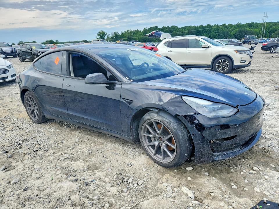 2022 Tesla Model 3 VIN 5YJ3E1EB2NF191556 COPART salvage auction — FRONT END, Ga - Certificate Of Title (P), sold $3,300 on 2026-07-29 (photo 4)
