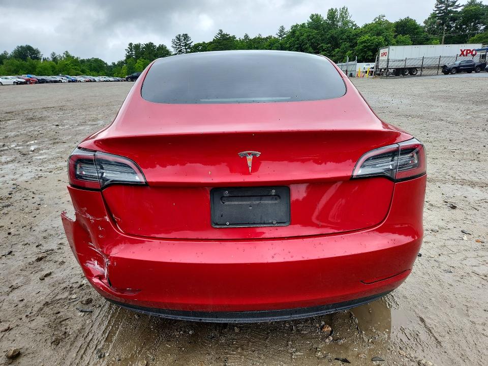 2023 Tesla Model 3 VIN 5YJ3E1EA3PF431725 COPART salvage auction — REAR END, Ma - Cert Of Title-Salvage, sold $5,700 on 2026-07-09 (photo 6)