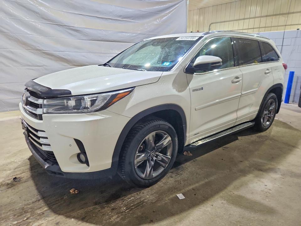2018 Toyota Highlander VIN 5TDDGRFH0JS050555 COPART salvage auction — REAR END, Nh - Cert Of Title-Salvage, sold $2,050 on 2026-07-28 (photo 1)